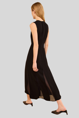 Ulla Johnson - Laure Sleeveless Midi Dress - NOIR