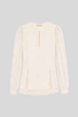 Ulla Johnson - Lucette Long Sleeve Blouse - PEARIVY