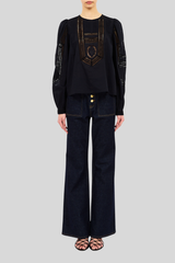 Ulla Johnson - Marlowe Cotton Top - NOIR