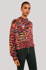 Ulla Johnson - Maude Multicolor Knit Pullover - QUARTZ