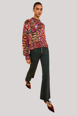 Ulla Johnson - Maude Multicolor Knit Pullover - QUARTZ