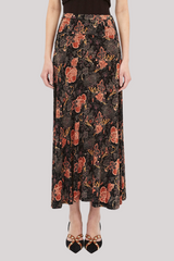 Ulla Johnson - Paola Jersey High Waist Midi Skirt - NIGHTLIL