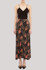 Ulla Johnson - Paola Jersey High Waist Midi Skirt - NIGHTLIL