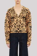 Ulla Johnson - Payton Jacquard Knit Cardigan - BENGAL