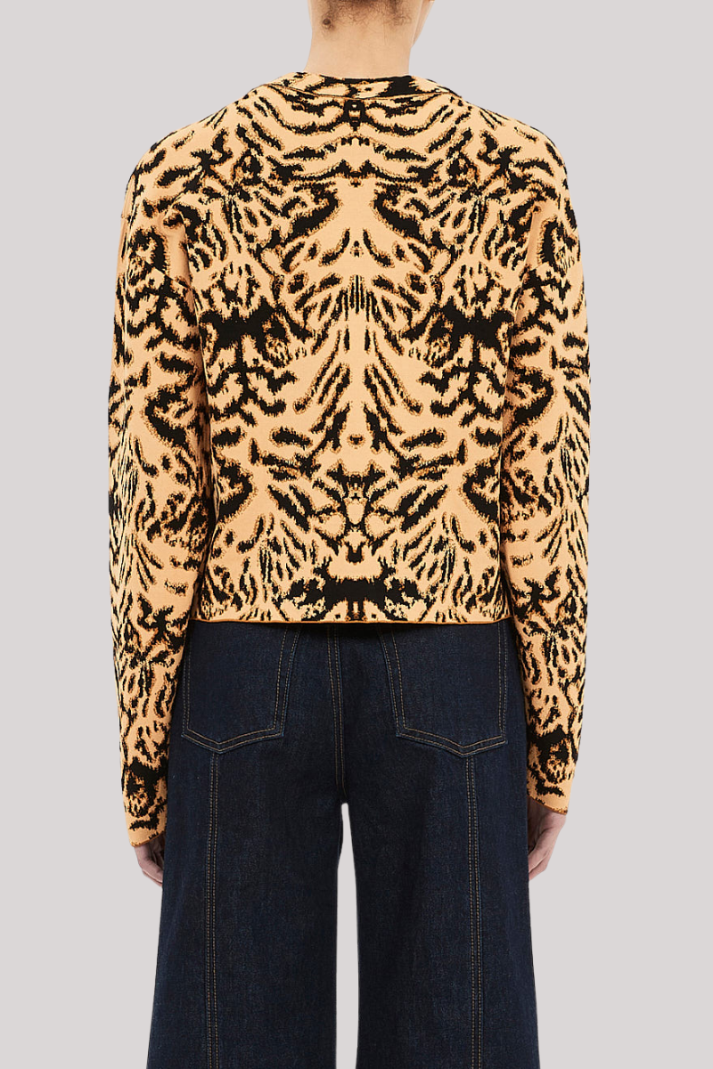 Ulla Johnson - Payton Jacquard Knit Cardigan - BENGAL