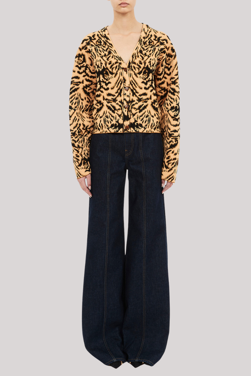Ulla Johnson - Payton Jacquard Knit Cardigan - BENGAL