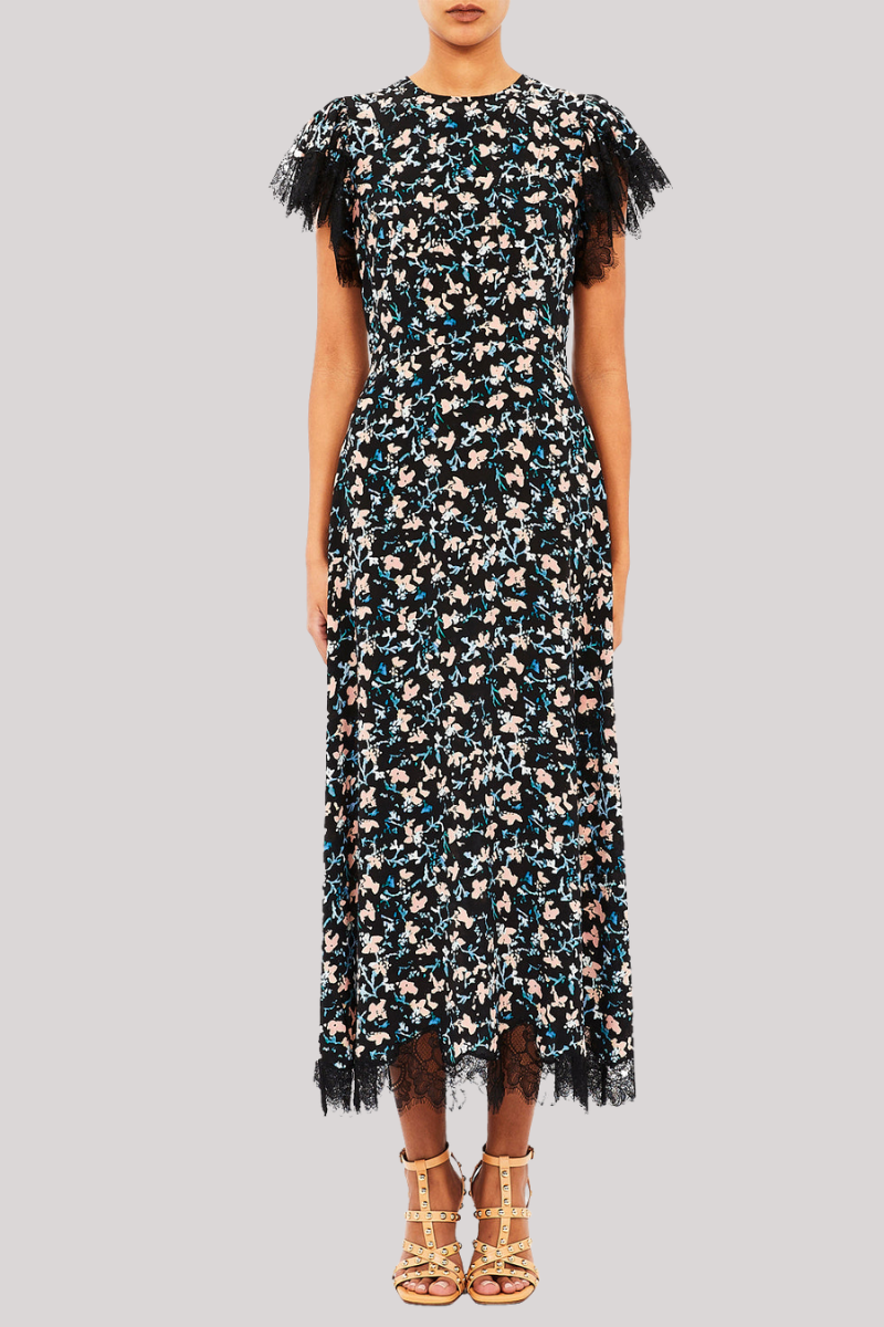 Ulla Johnson - Renee Cape Sleeve Dress - NOCTURNE