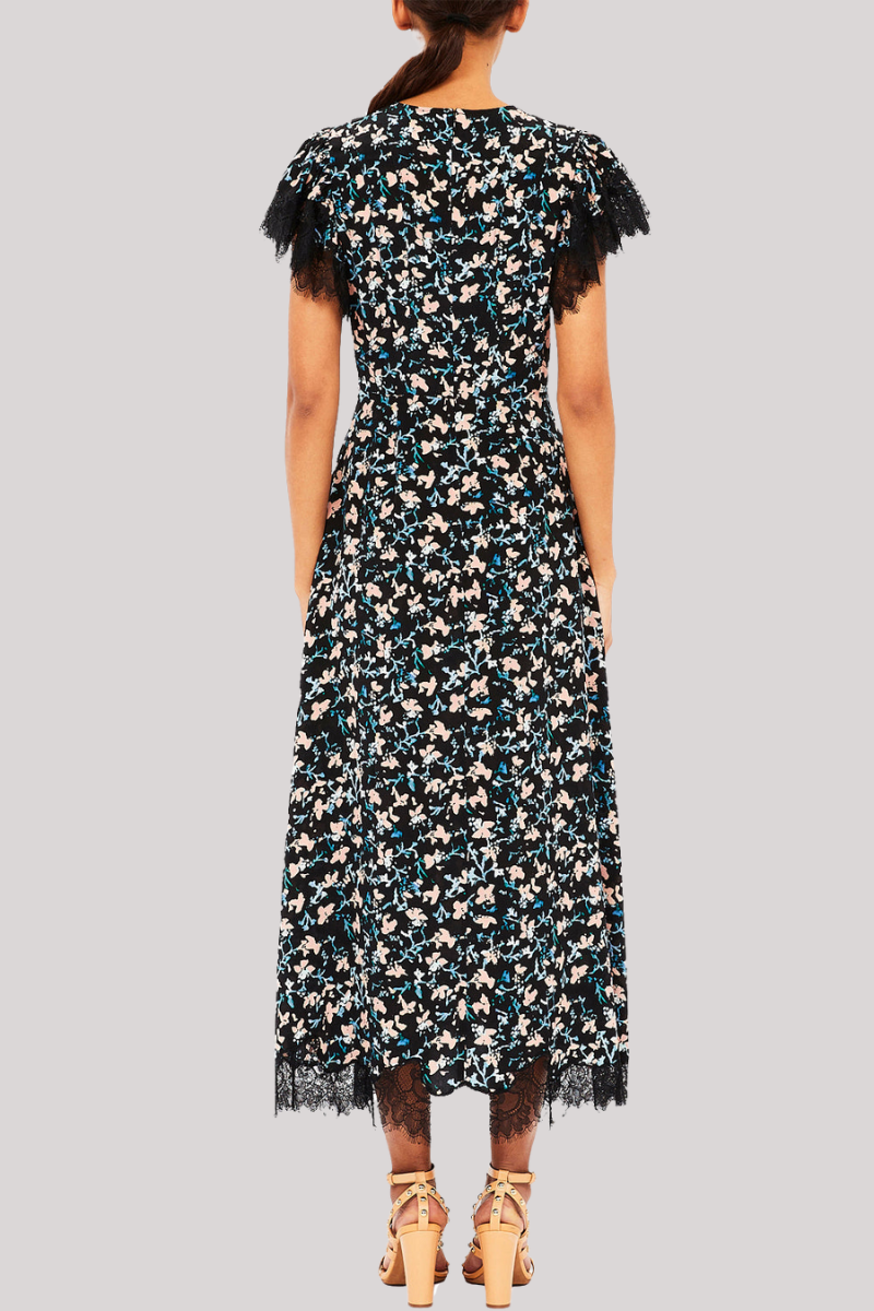 Ulla Johnson - Renee Cape Sleeve Dress - NOCTURNE