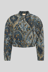 Ulla Johnson - Yara Silk Jacket - PRUSSIAN