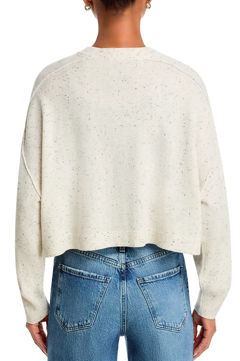 Vanessa Bruno - Douve Speckled Wool Cardigan - NUAGE