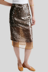 Vanessa Bruno - Heasy Skirt - VBBRASS