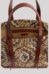 Vanessa Bruno - Jacquard L Cabas Tote - MULCOLOR