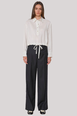 WE-AR4 - The Crawford Blouse - WHTSTRIP
