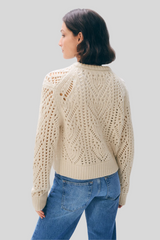 White + Warren - Cashmere Blend Crewneck Sweater - IVORY