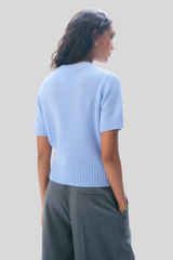 White + Warren - Cashmere Featherweight T-Shirt - BLUVAPOR