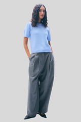 White + Warren - Cashmere Featherweight T-Shirt - BLUVAPOR