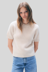 White + Warren - Cashmere Featherweight T-Shirt - NATHEATH