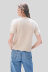 White + Warren - Cashmere Featherweight T-Shirt - NATHEATH