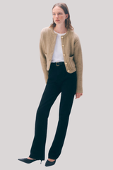 White + Warren - Cashmere Luxe Cable Cardigan - TAUHEATH