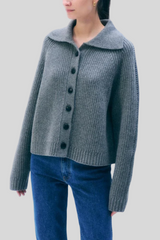 White + Warren - Merino Wool Cardigan - ASHWOOD