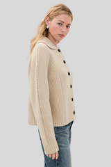 White + Warren - Merino Wool Cardigan - BUTTERMI