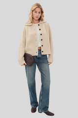 White + Warren - Merino Wool Cardigan - BUTTERMI