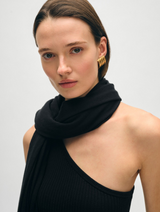 White + Warren - Silk Cashmere Travel Wrap - BLACK