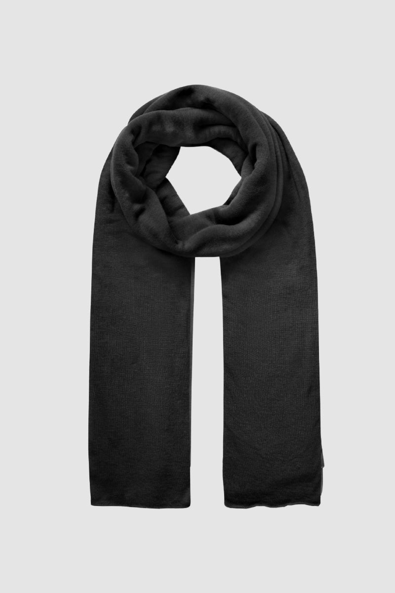 White + Warren - Superfine Cashmere Blend Travel Wrap - BLACK