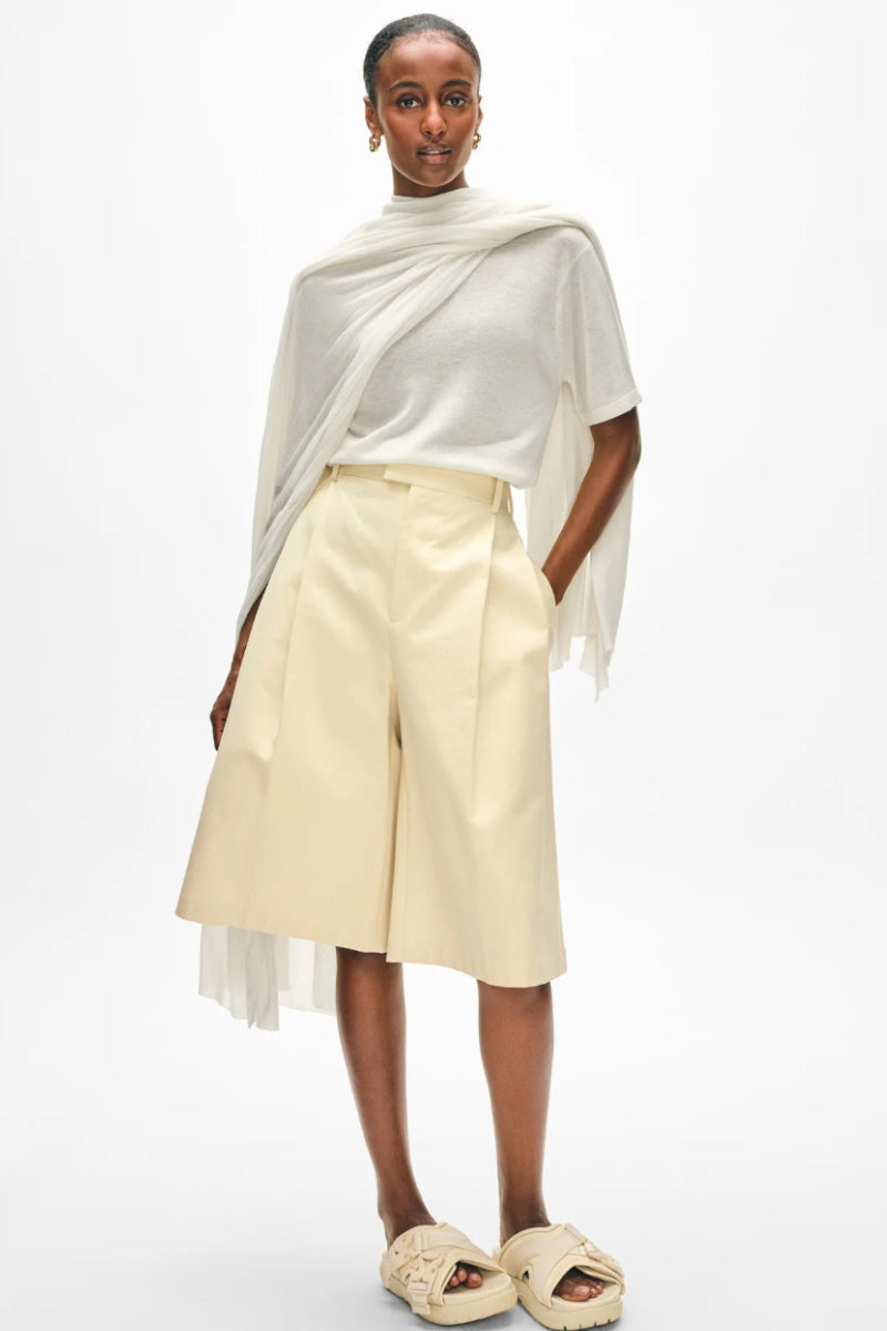 White + Warren - Superfine Cashmere Blend Travel Wrap - WHITE