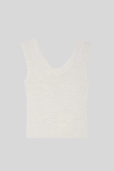 White + Warren - Superfine Merino Wool Tank Top - IVORY
