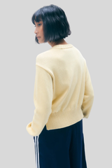 White + Warren - Varsity Cotton Crewneck - PAMARIVY
