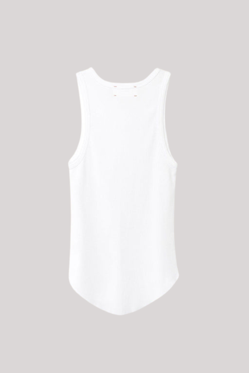 Xirena - Arynn Fine Rib Tank Top - WHITE