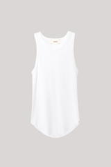Xirena - Arynn Fine Rib Tank Top - WHITE