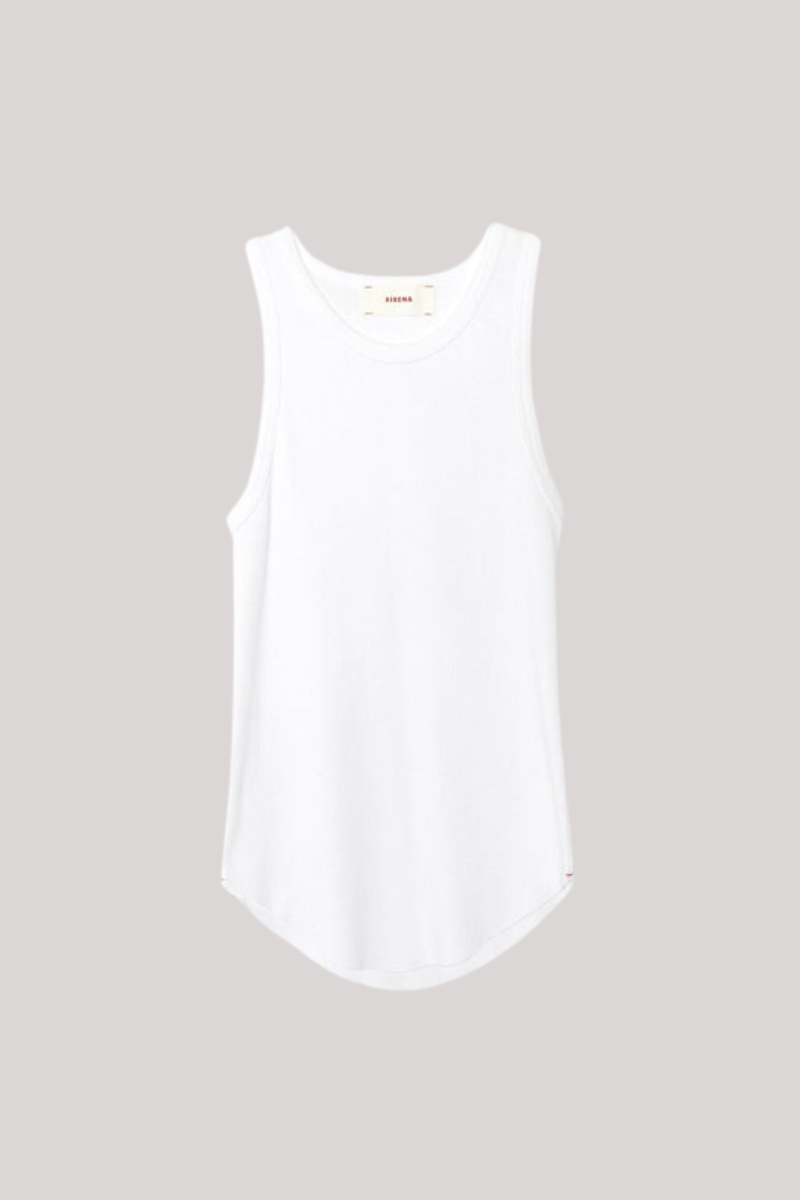 Xirena - Arynn Fine Rib Tank Top - WHITE