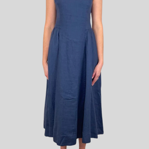 xirena denim dress Location:Rest Of World global-season-AW25 tiered skirt Cream Cheese Salad Dressing