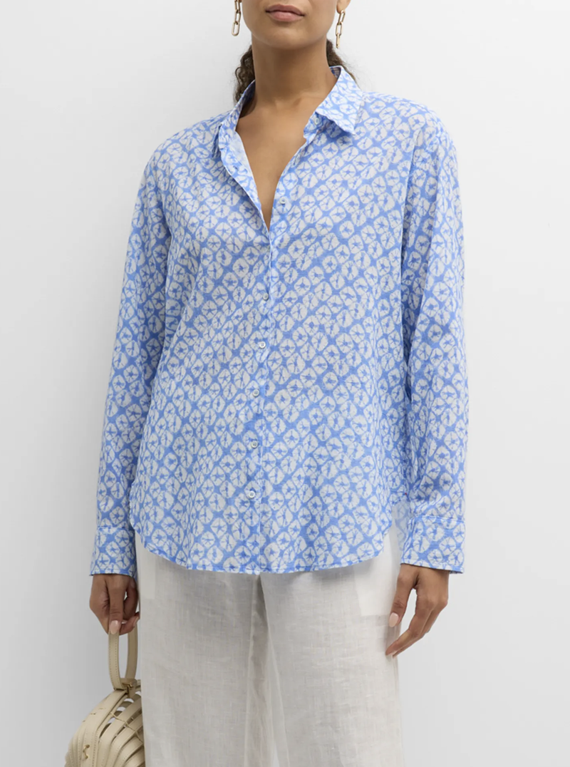 Xirena - Beau Abstract-Print Button-Down Cotton Shirt