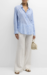 Xirena - Beau Abstract-Print Button-Down Cotton Shirt - RIOSHELL