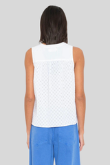 Xirena - Miki Embroidered Top - WHITE