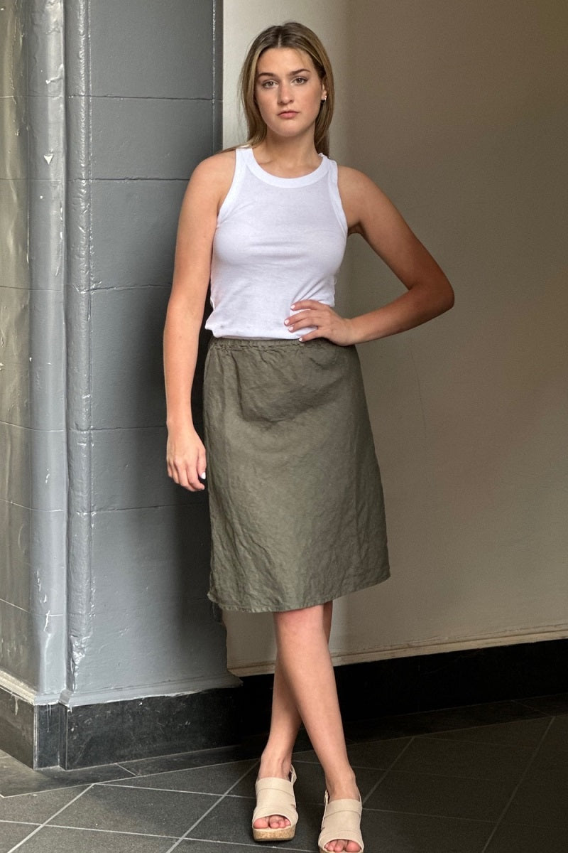 CP Shades - Trixie Linen Skirt - MILLSTON