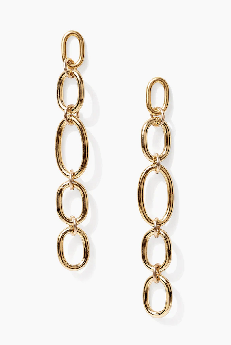 Chan Luu - Ravello Chain Earrings - GOLD