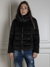 Herno - Faux-Fur Padded Jacket - BLACK