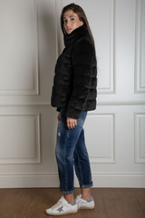 Herno - Faux-Fur Padded Jacket - BLACK